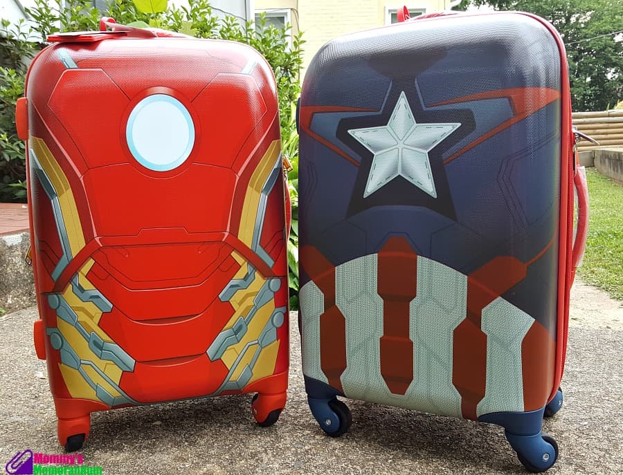 american tourister iron man and captain america