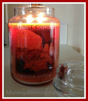 village candle canyon sunset