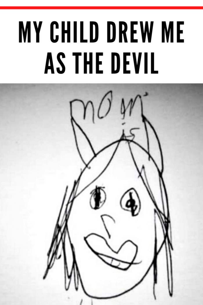 My Child Drew Me as the Devil • Mommy's Memorandum
