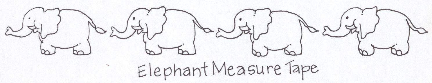 elephant measuring tape