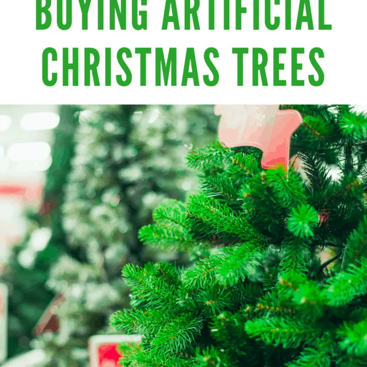 Buying Artificial Christmas Trees • Mommy's Memorandum