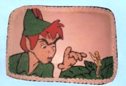 peter pan and tinkerbell cake