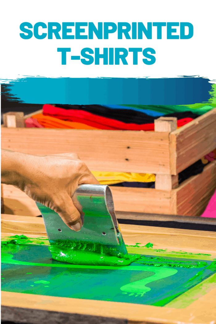 Screenprinted t-shirts are fun and can carry a statement without even having to open my mouth.