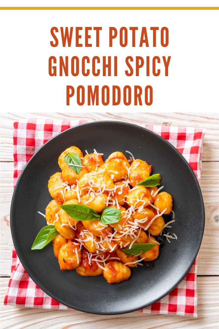 sweet potato gnocchi with pomodoro sauce