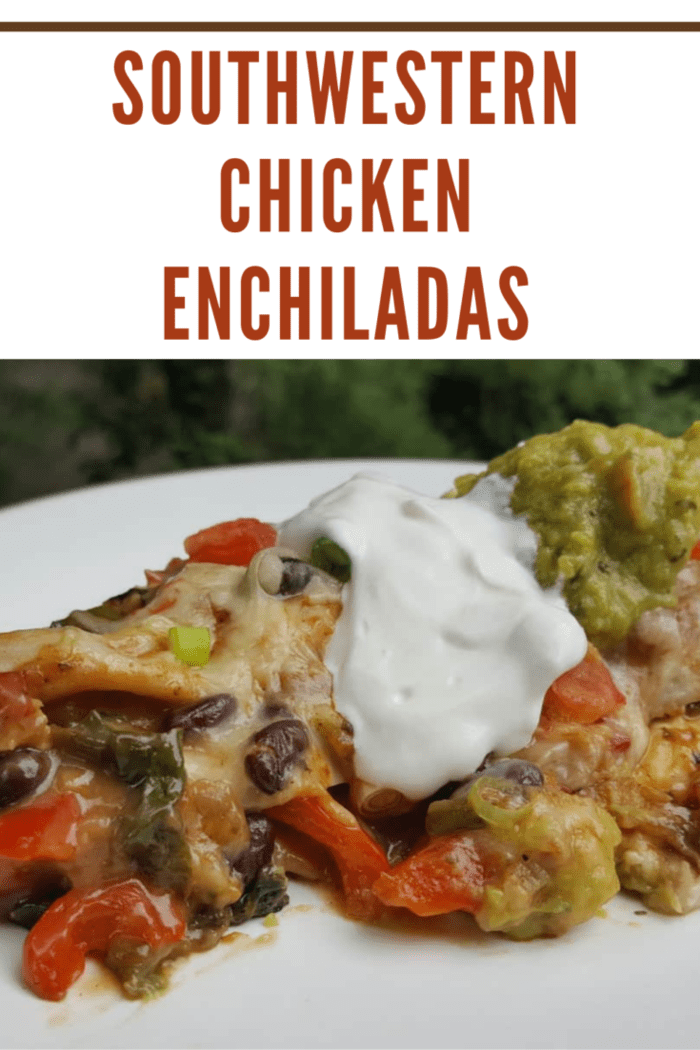 Southwestern Chicken Enchiladas