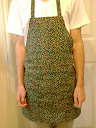 It didn't take Zac any time to embrace Sewing for Dummies. In fact, he purchased a Sewing for Dummies pattern (available through Wal-Mart) and in no time, created this awesome apron!