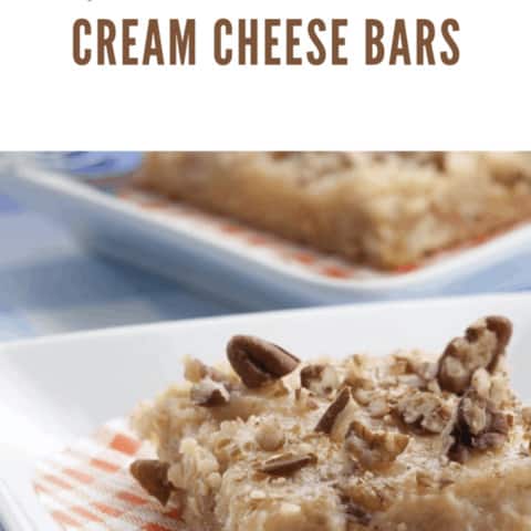 Quick & Easy Nutty Cream Cheese Bars