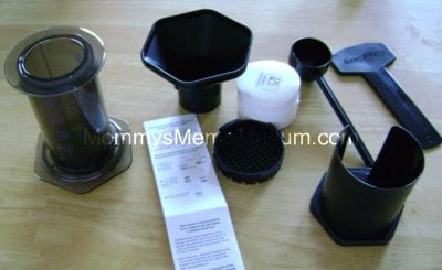 aeropress coffee maker whats included