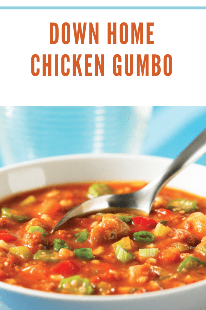 This is a much more delicious version of the chicken gumbo soup I enjoyed as a child, which, I’m sorry to say, came out of a can. Despite the difference in quality, it evokes an abundance of pleasant food memories — I could still enjoy it almost every day of the week