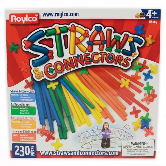 roylco straws and connectors box