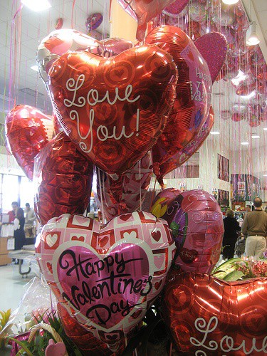 Valentine's Day balloon bouquet