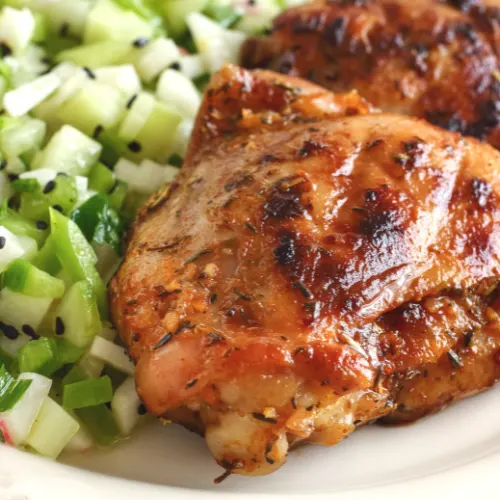 Honey Lime Garlic Chicken recipe for the grill or in the oven. Three incredible flavors melded together to create a delectable flavor.