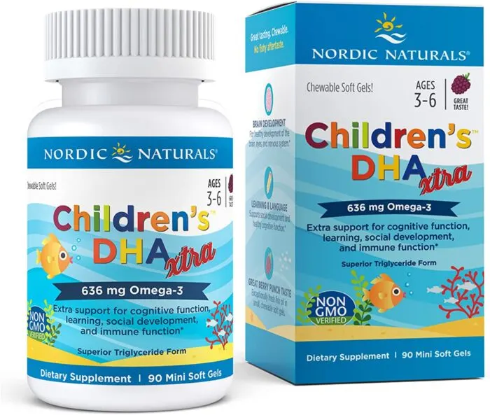 nordic naturals childrens DHA bottle and box