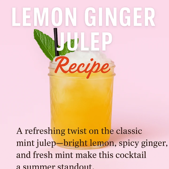 Lemon Ginger Julep Recipe