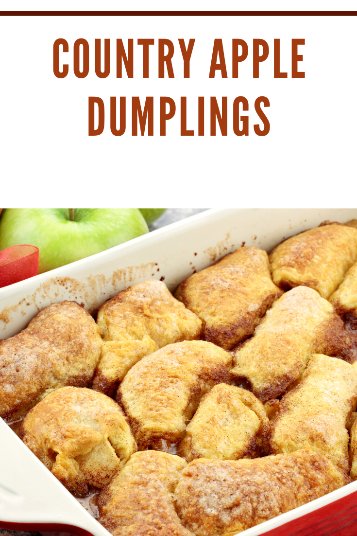 baked country dumplings in dish