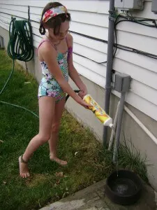 clean water fun: garden hose filter