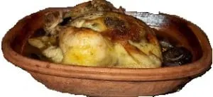 chicken in a pot