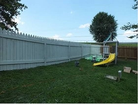 Finished fence