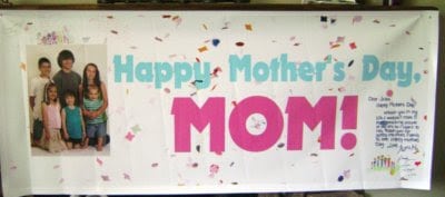 happy mother's day banner