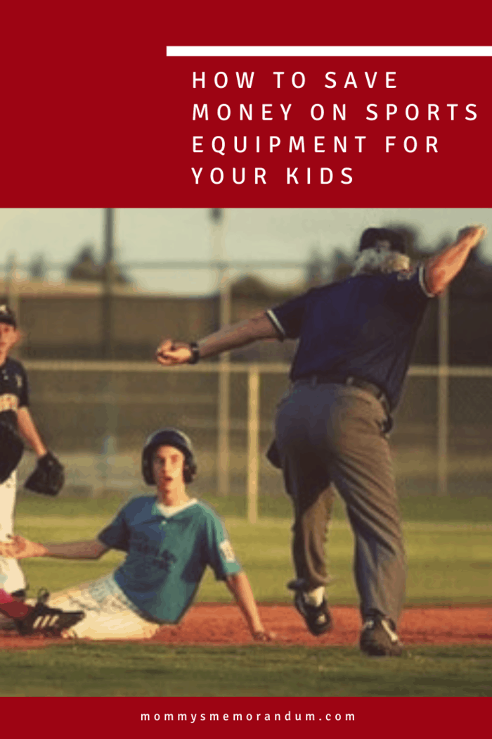 How to Save Money on Sports Equipment for Your Kids