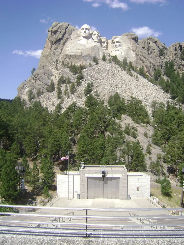 Mount Rushmore from the viewing area