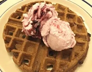 Waffles and Ice Cream Dinner with History on the Side