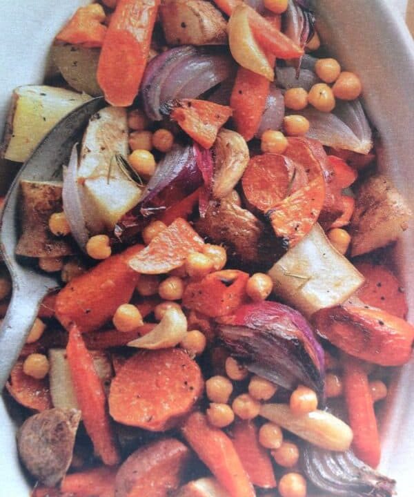 Roasted Vegetables with Chick Peas Recipe