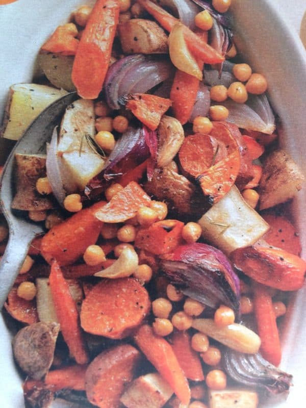 Roasted Vegetables with Chick Peas Recipe