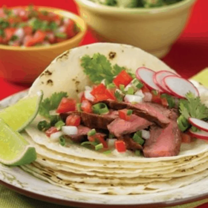 Grilled Carne Asada Tacos with Pico de Gallo