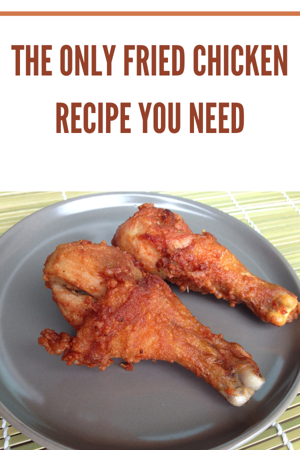 Crispy, golden fried chicken on a plate, illustrating grandma's famous fried chicken recipe.