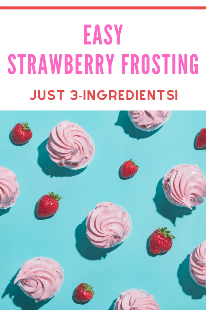 This whipped strawberry frosting is best served the day it's made.