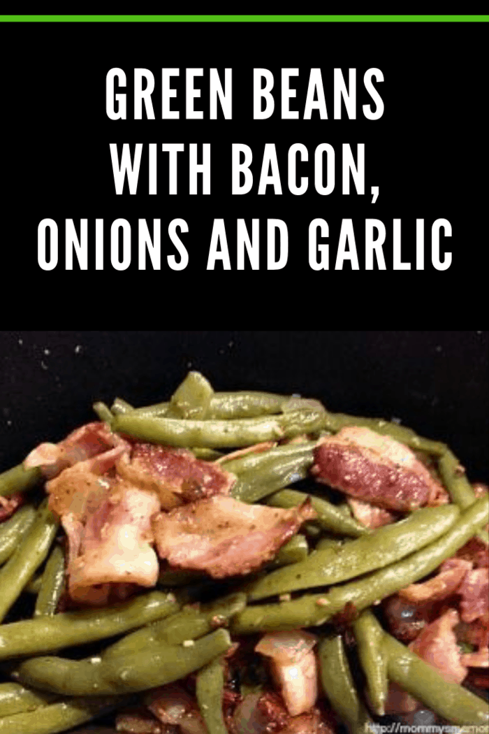 Green beans are a staple side dish. Add bits of bacon and onion and dress up the beans for an out of this world delicious easy to prepare side dish.