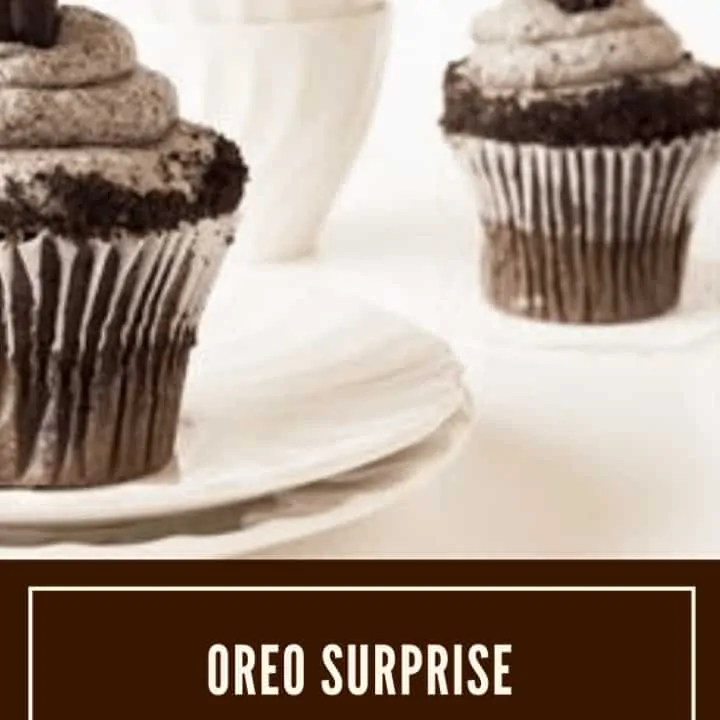 Cupcakes and Oreos come together with a surprise center in these Mini OREO Surprise Cupcakes recipe.