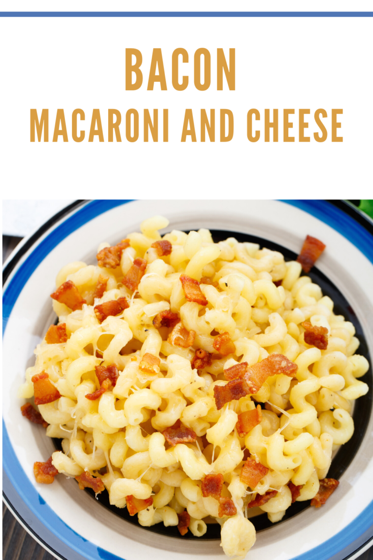 macaroni and cheese with bacon