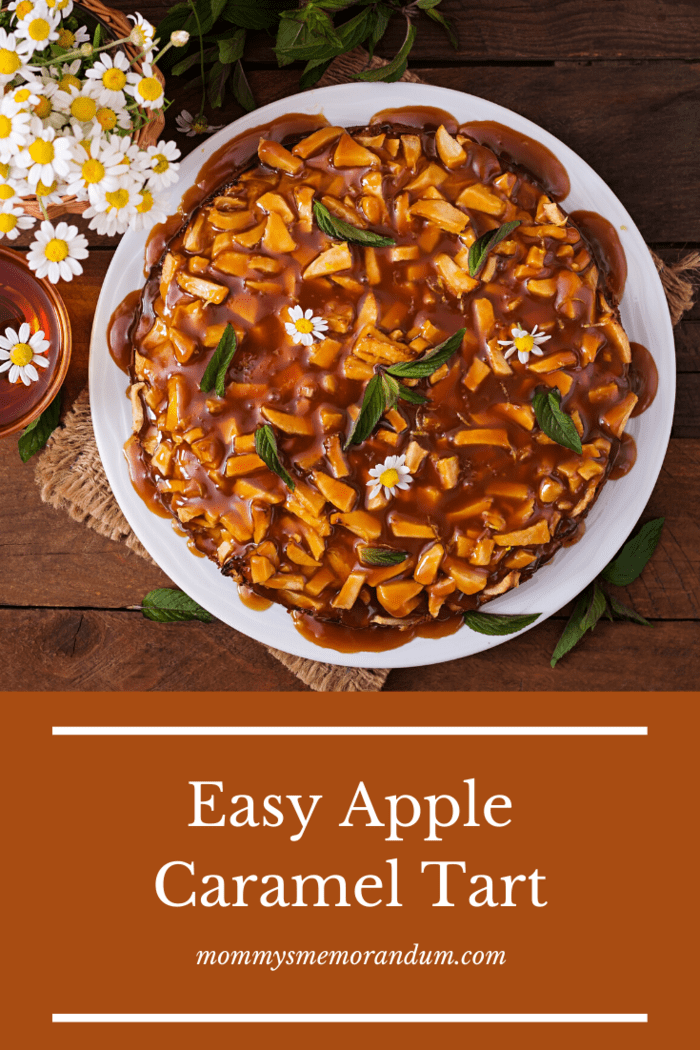 This caramel apple tart is the perfect combination of crisp, tart granny smith apples and rich, silk caramel, spiced with just the right amount of cinnamon.