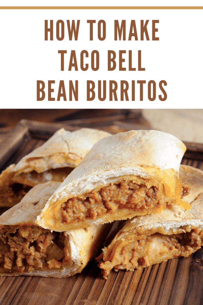 best taco bell bean burritos copy cat stacked