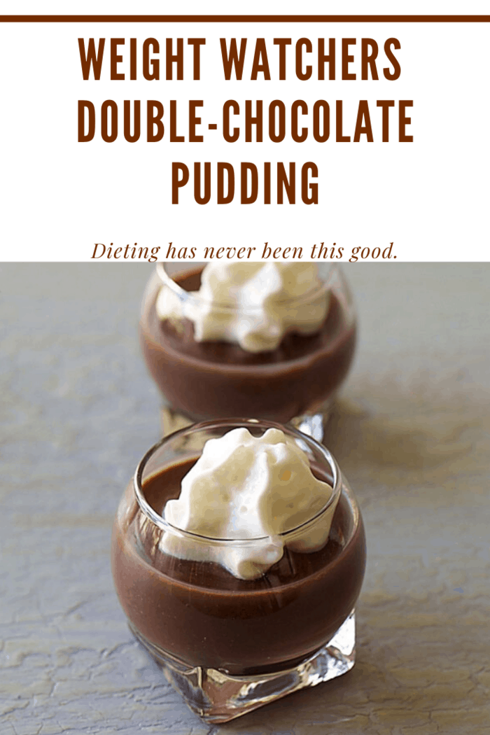 This Weight Watchers double-chocolate pudding won't eat up all your points but will satisfy those chocolate cravings.