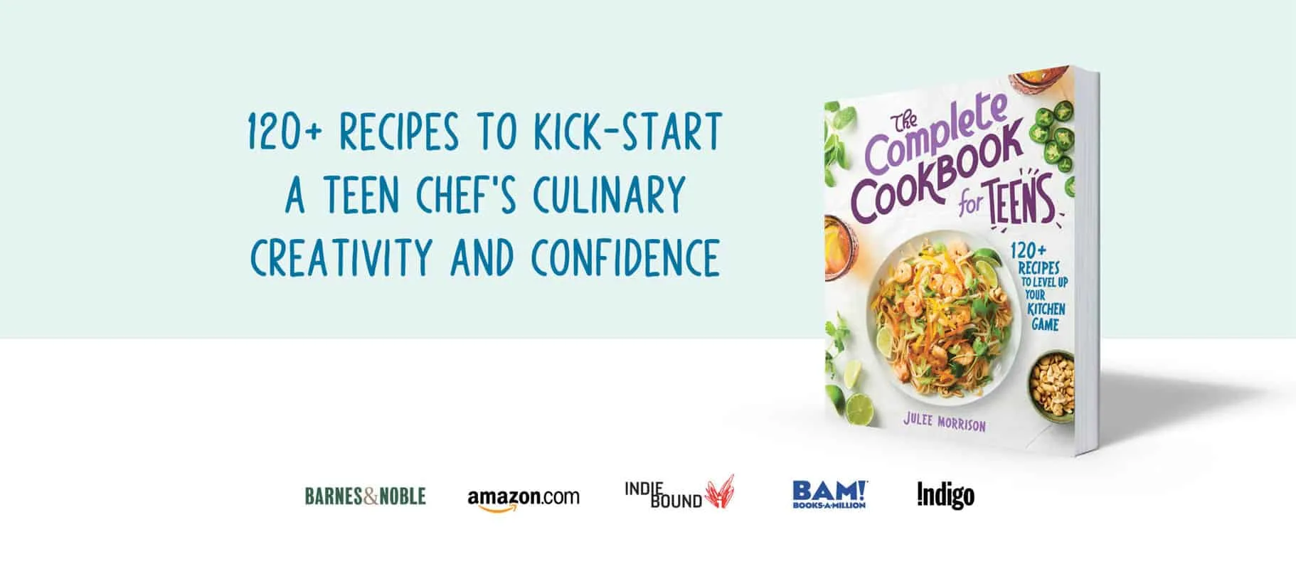 the complete cookbook for teens banner