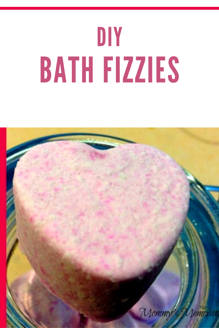 heart shaped bath fizzies