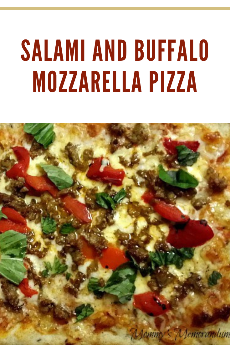 Salami and Buffalo Mozzarella Pizza Recipe