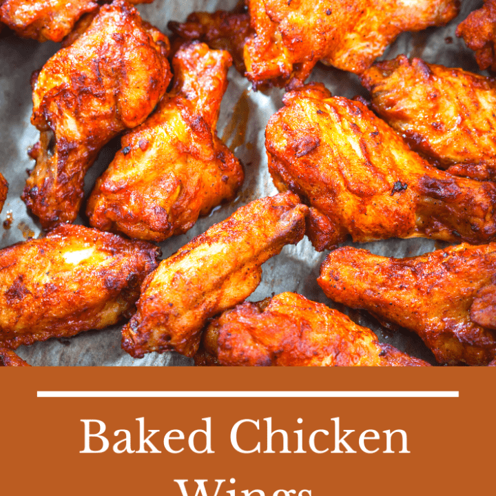 Eat these baked chicken wings plain or toss them in your favorite sauce.
