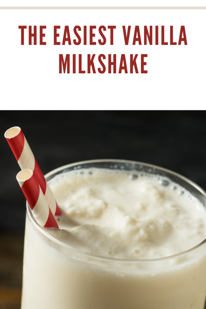 easy vanilla milkshake