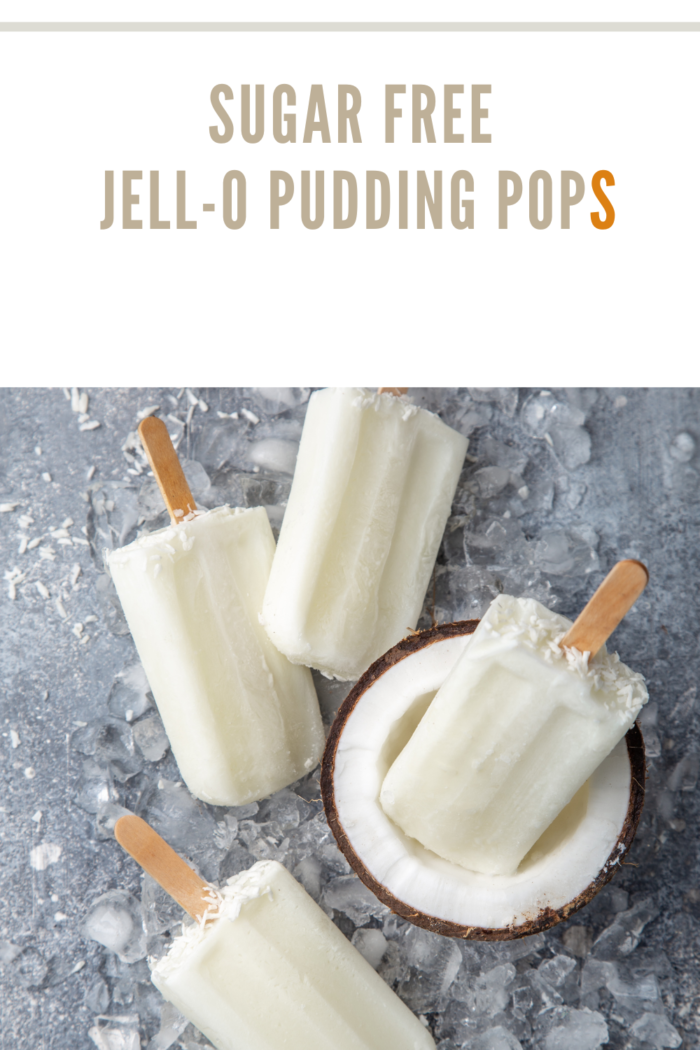 sugar free jello pudding pops coconut