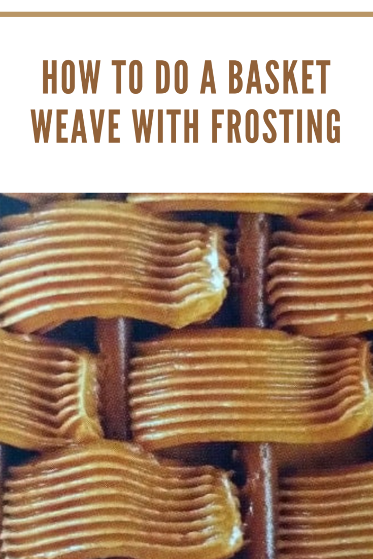 How to Do a Basket Weave with Frosting