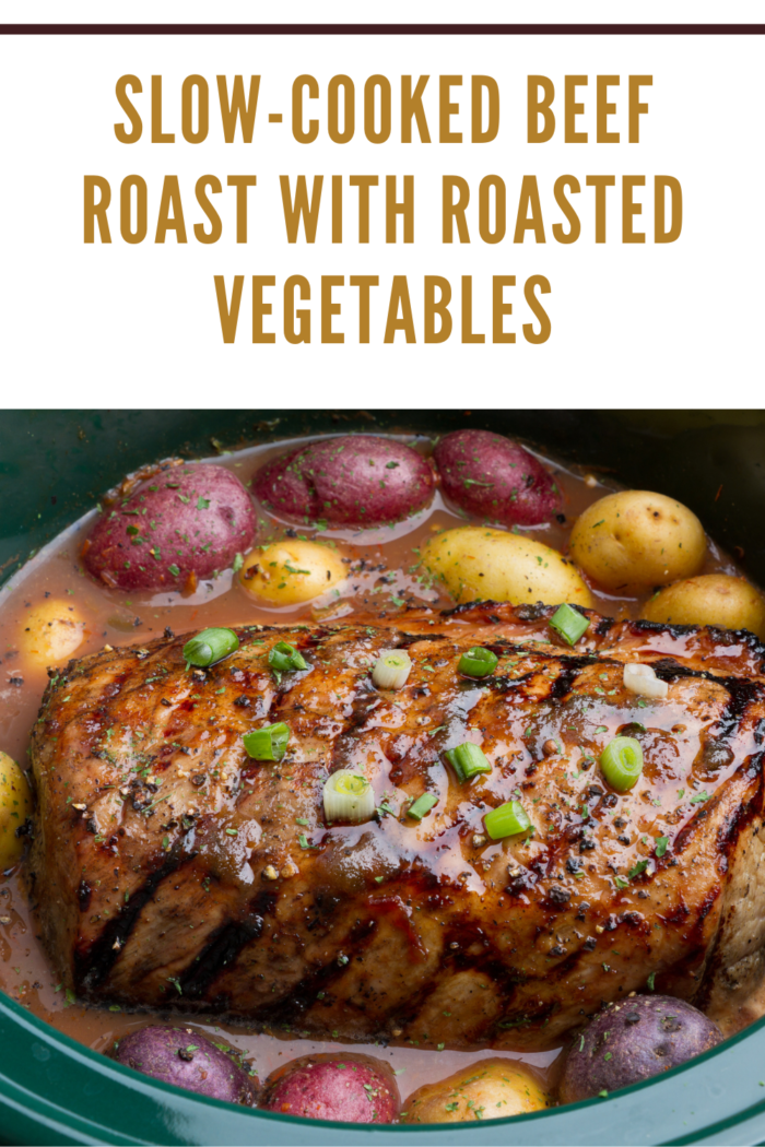 Slow-Cooked Beef Roast with Roasted Vegetables