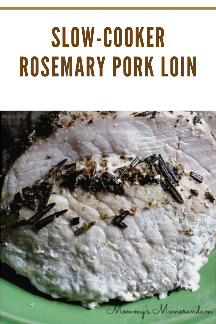 Slow-Cooker Rosemary Pork Loin Recipe