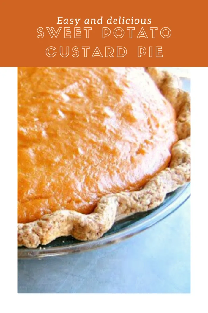 Easy and delicious sweet potato pie
