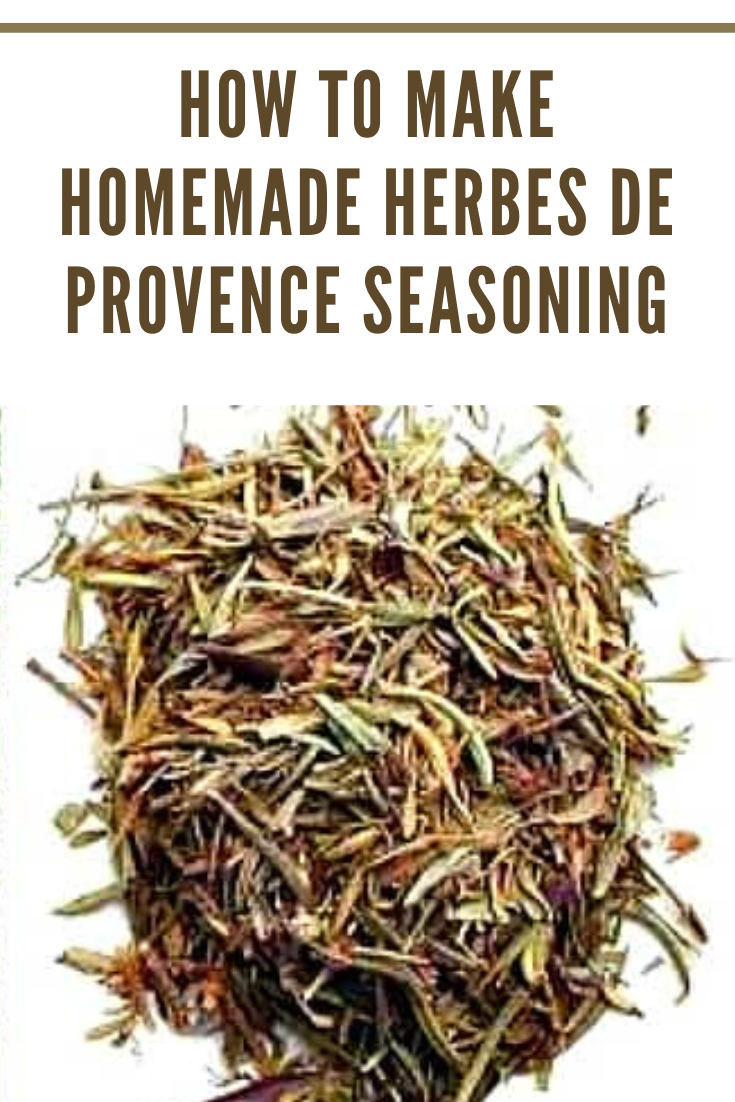 Homemade Herbes de Provence Seasoning