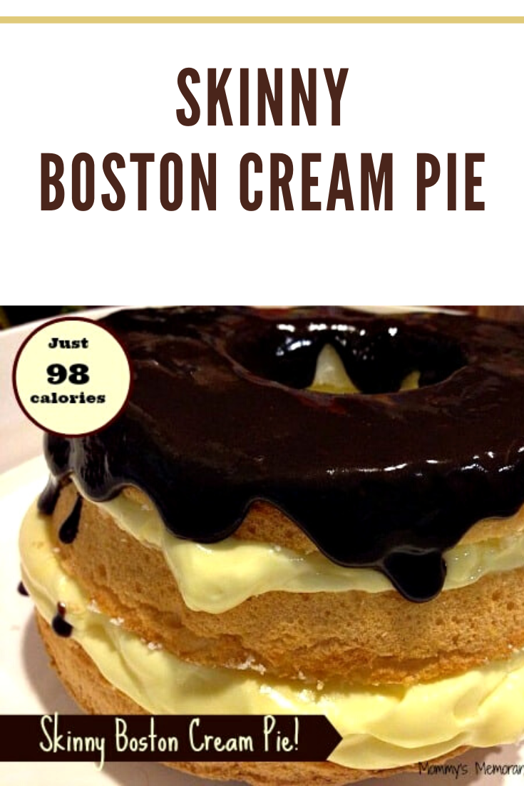 skinny boston cream pie