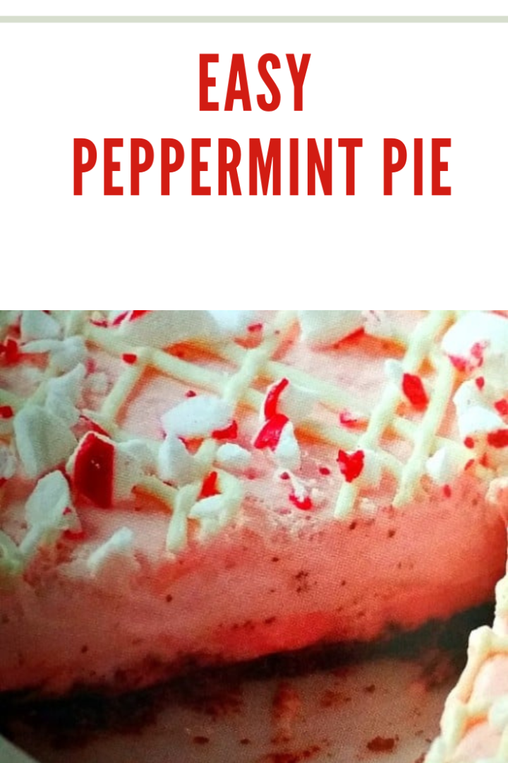 EASY Peppermint Pie Recipe • Mommy's Memorandum